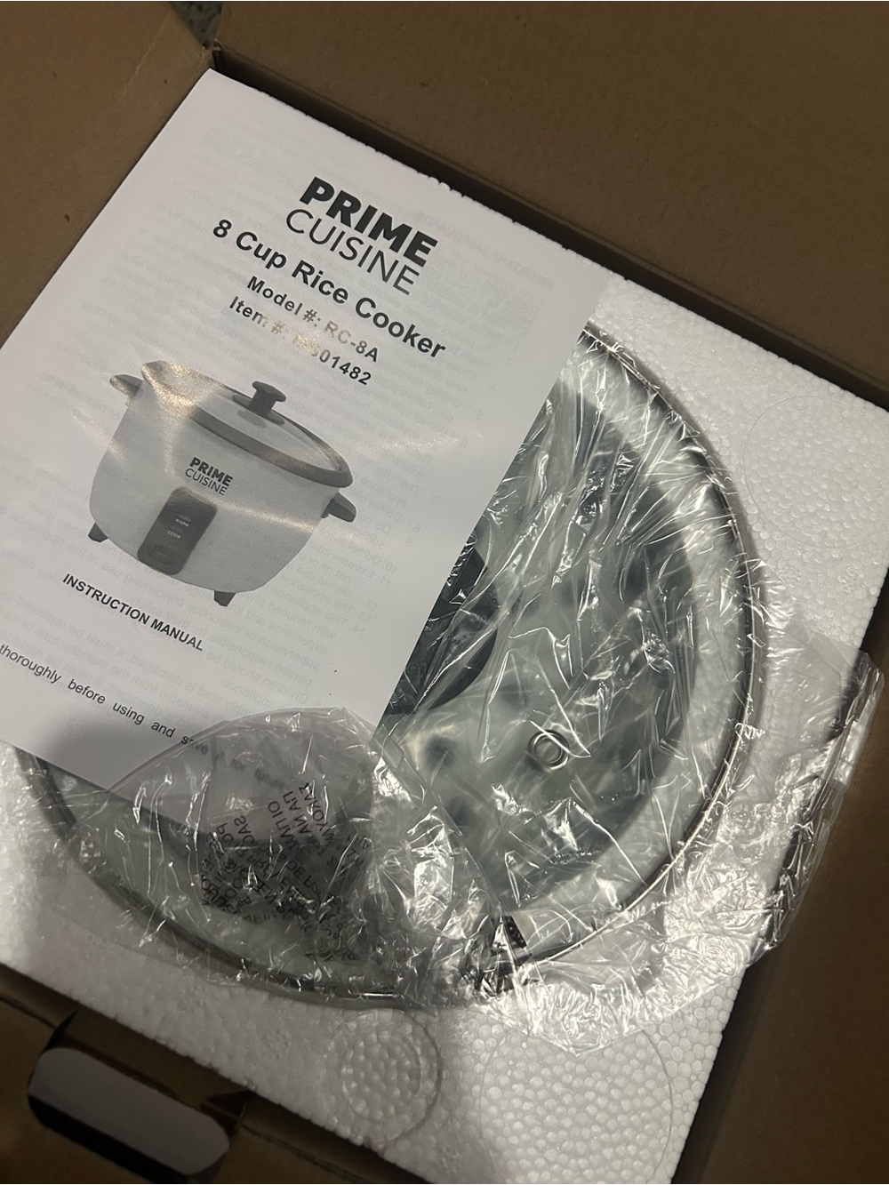 PRIME CUISINE RICE COOKER - Picture 2 of 3